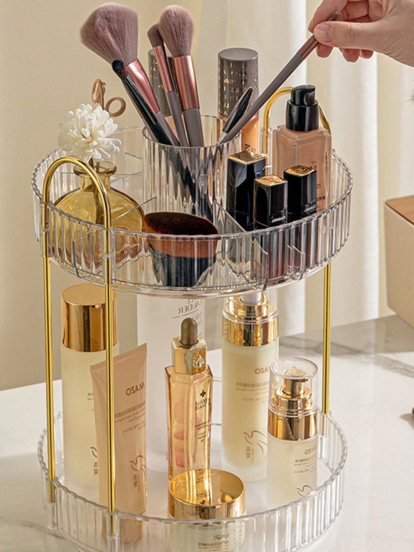 Luxury Skincare Makeup - Makeup Brush Storage Box Pen Holder