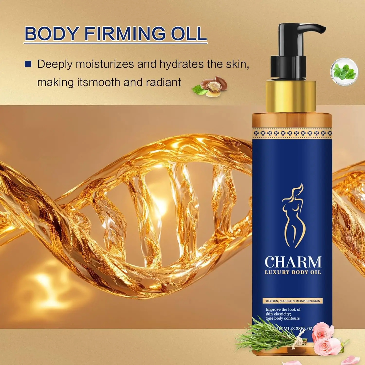 Firming Body Oil Luxury Body O - Luxury Skincare Accessories reseña y precio