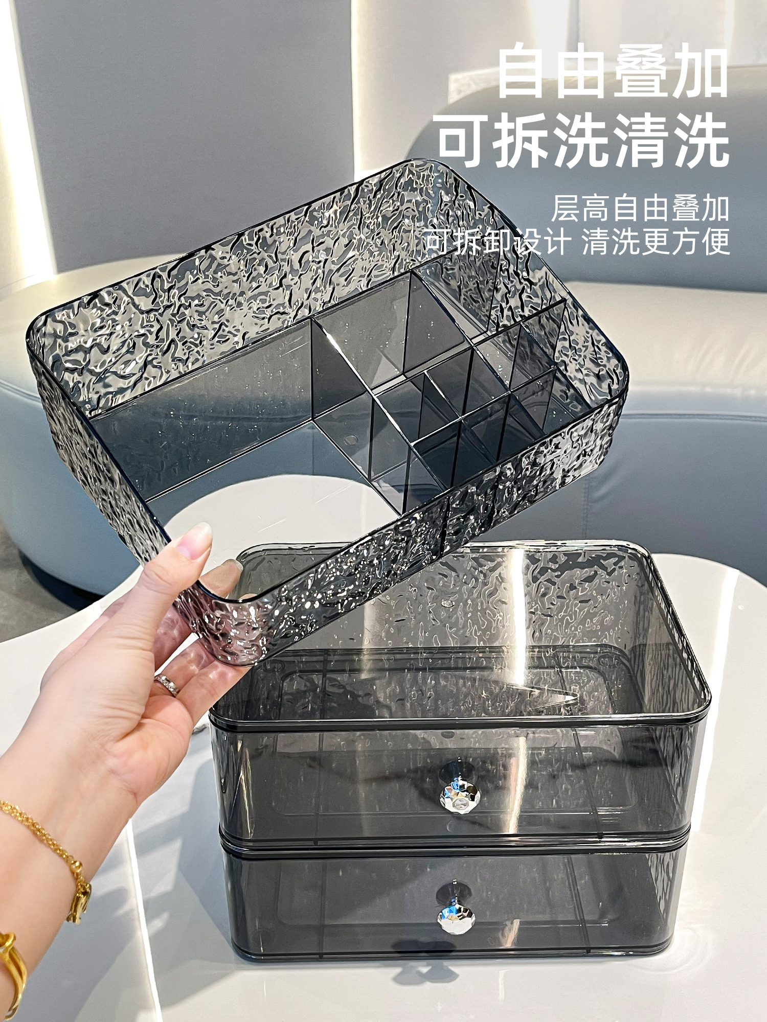 Luxury Transparent Cosmetic St - Luxury Skincare Makeup reseña y precio