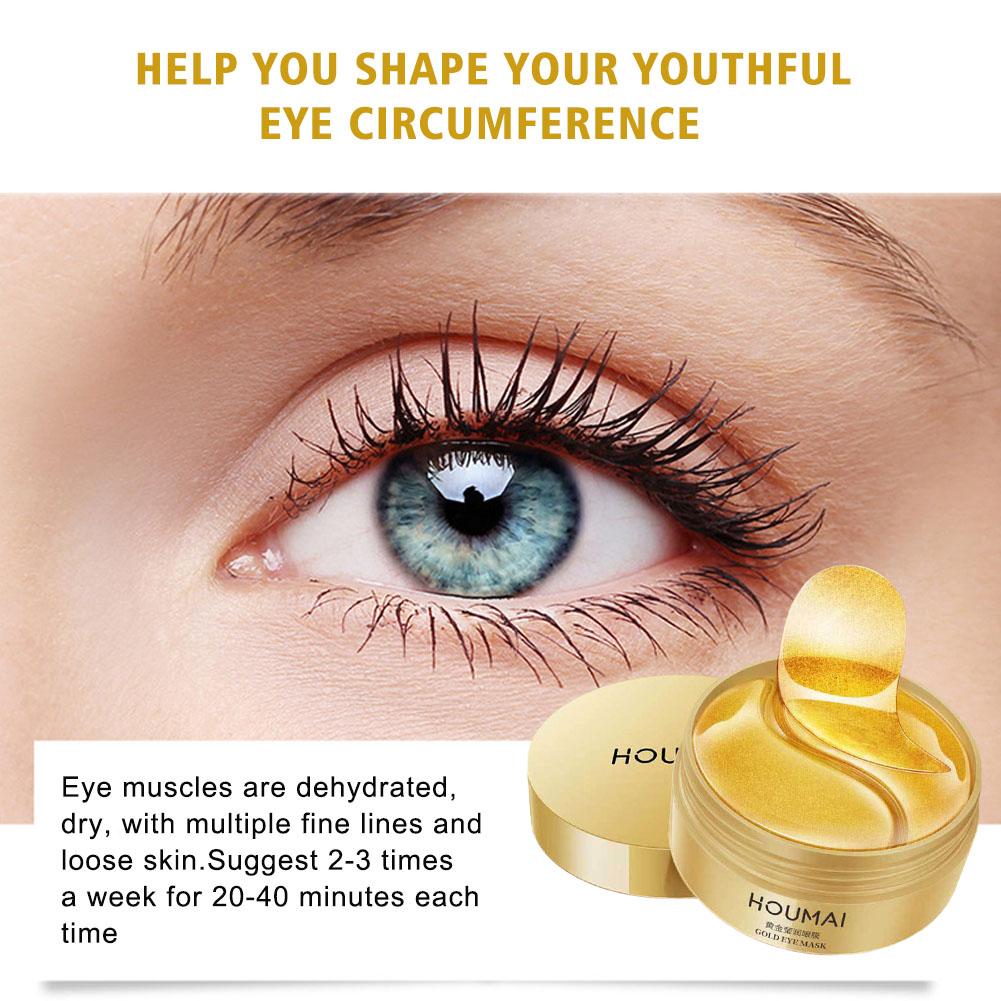 24K Gold Eye Mask 80g Hydratin - Luxury Skincare Treatments reseña y precio