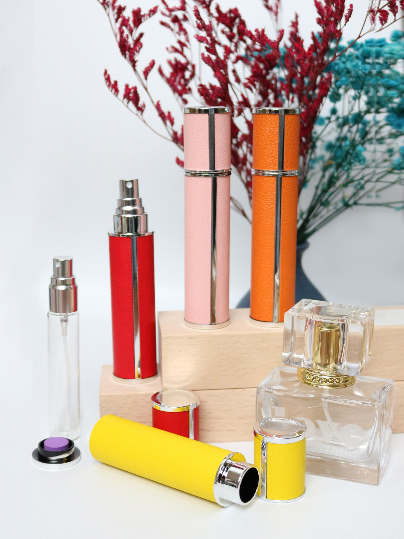 10ml luxury leather wrapped gl - Luxury Skincare Bottles reseña y precio