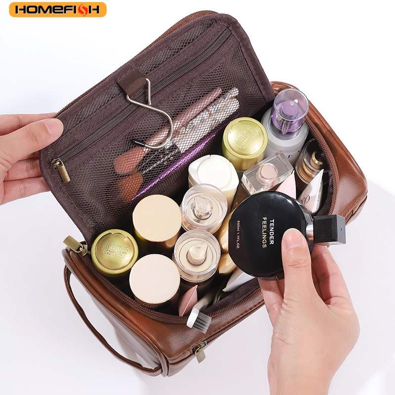 HOMEFISH Men PU Vintage Luxury - Luxury Skincare Containers reseña y precio