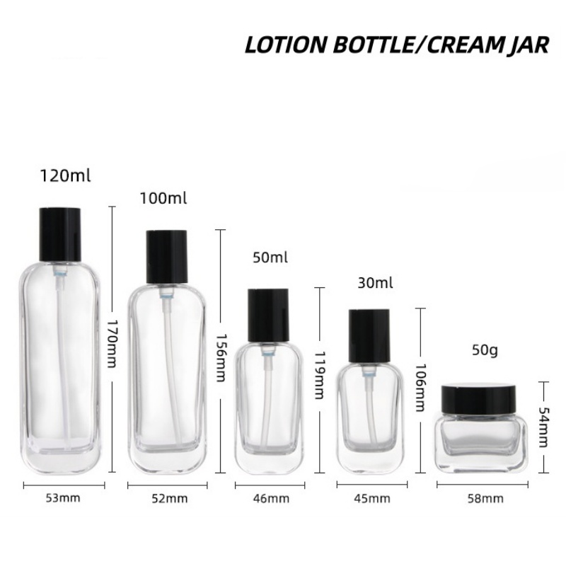 【Logo Custom】1Pcs Luxury Clear - Luxury Skincare Bottles reseña y precio
