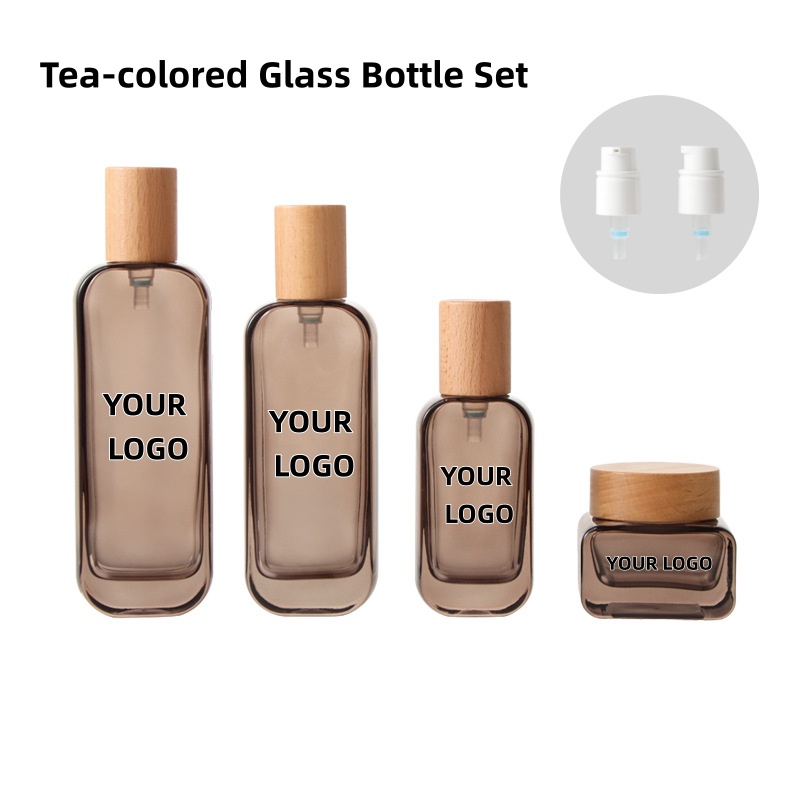 【Logo Custom】1Pcs Luxury Flat  - Luxury Skincare Bottles reseña y precio