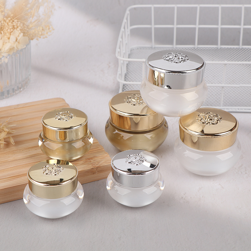 Acrylic Empty Travel Cream Jar - Luxury Skincare Makeup reseña y precio