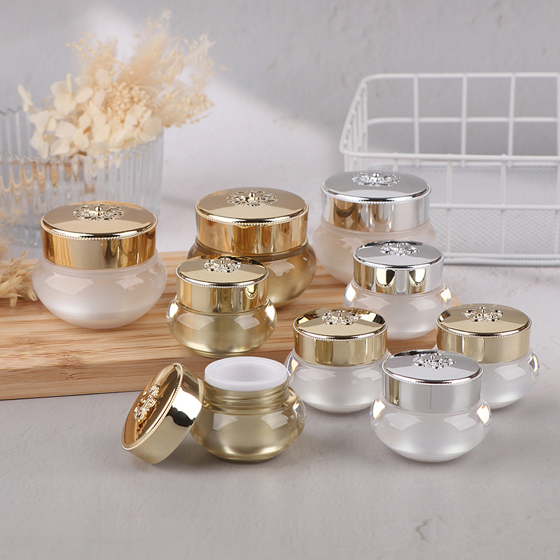 Acrylic Empty Travel Cream Jar - Luxury Skincare Makeup reseña y precio