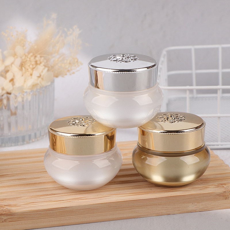 Acrylic Empty Travel Cream Jar - Luxury Skincare Makeup reseña y precio