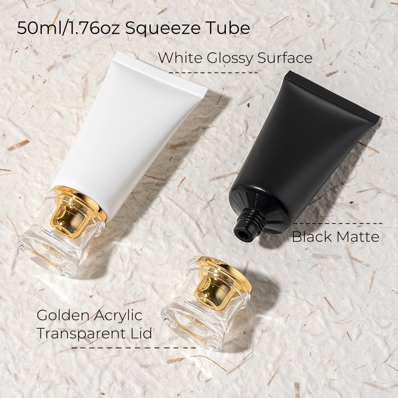 10Pcs 50ml Plastic Squeeze Tub - Luxury Skincare Wholesale reseña y precio