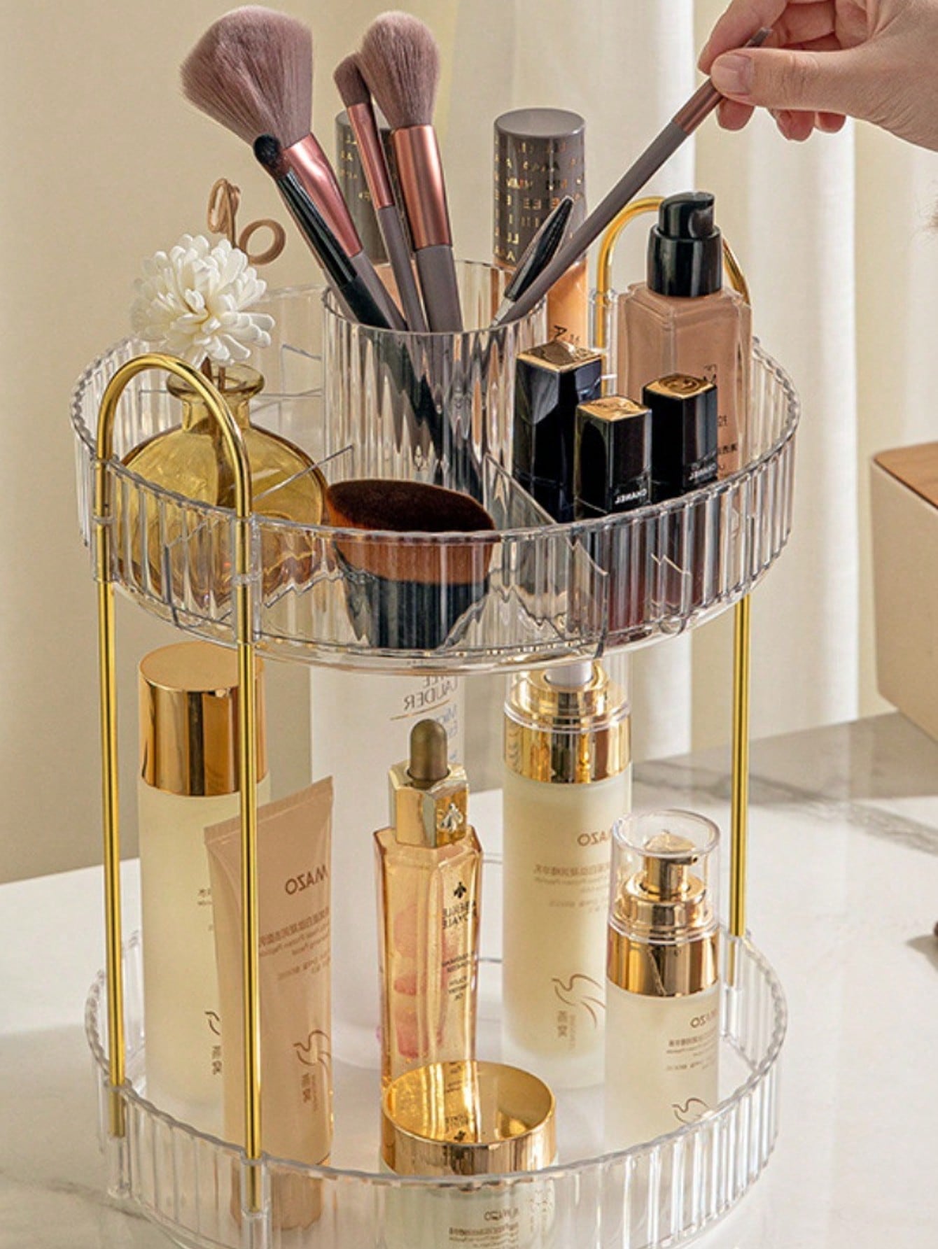 Makeup Brush Storage Box Pen H - Luxury Skincare Makeup reseña y precio