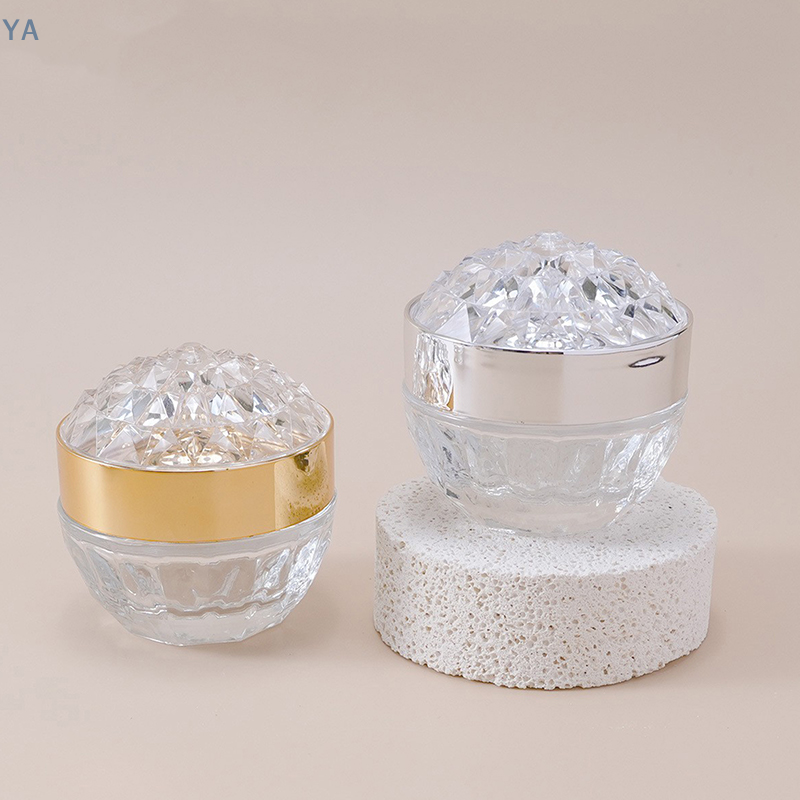 【YA】 Luxury Diamond 50g Glass  - Luxury Skincare Bottles reseña y precio