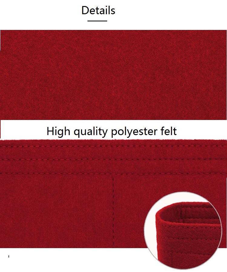 Felt Insert Bag Organizer for  - Luxury Skincare Containers reseña y precio
