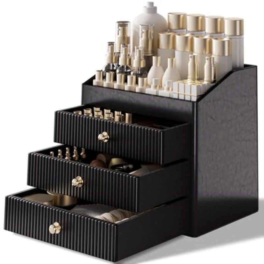 Luxury Makeup Organizer with 3 - Luxury Skincare Makeup reseña y precio