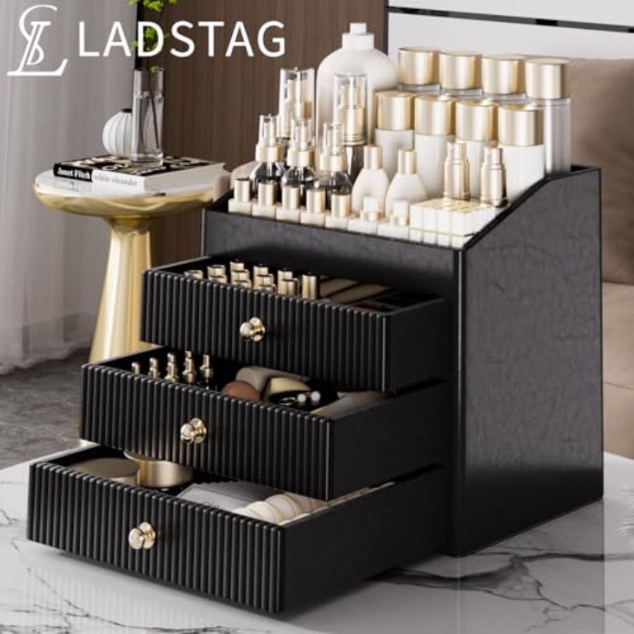 Luxury Makeup Organizer with 3 - Luxury Skincare Makeup reseña y precio