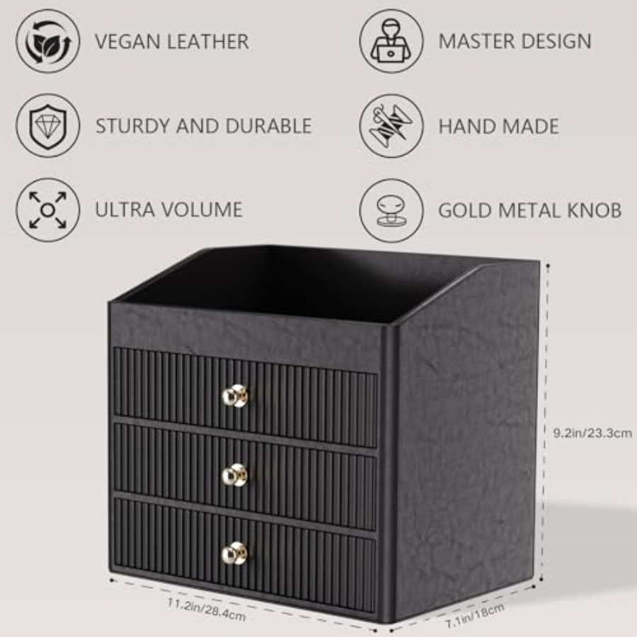 Luxury Makeup Organizer with 3 - Luxury Skincare Makeup reseña y precio