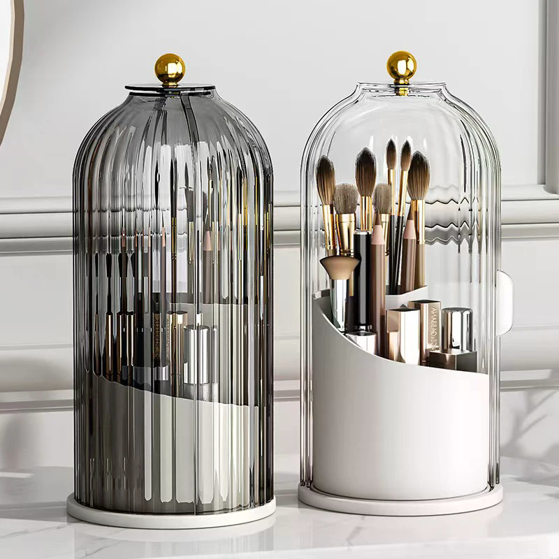 360° Rotating Makeup Brush Hol - Luxury Skincare Containers reseña y precio