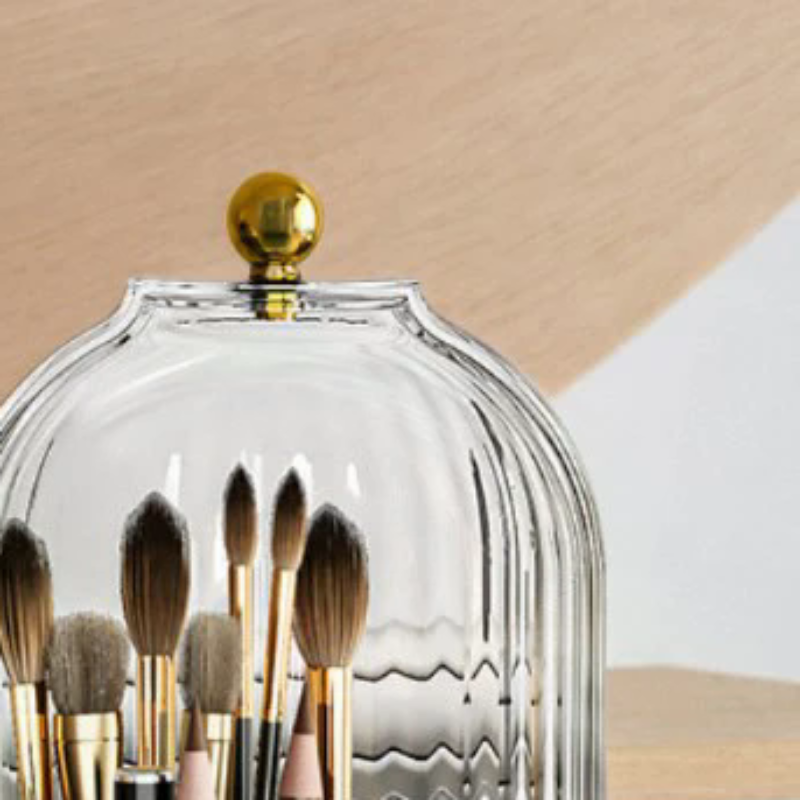 360° Rotating Makeup Brush Hol - Luxury Skincare Containers reseña y precio