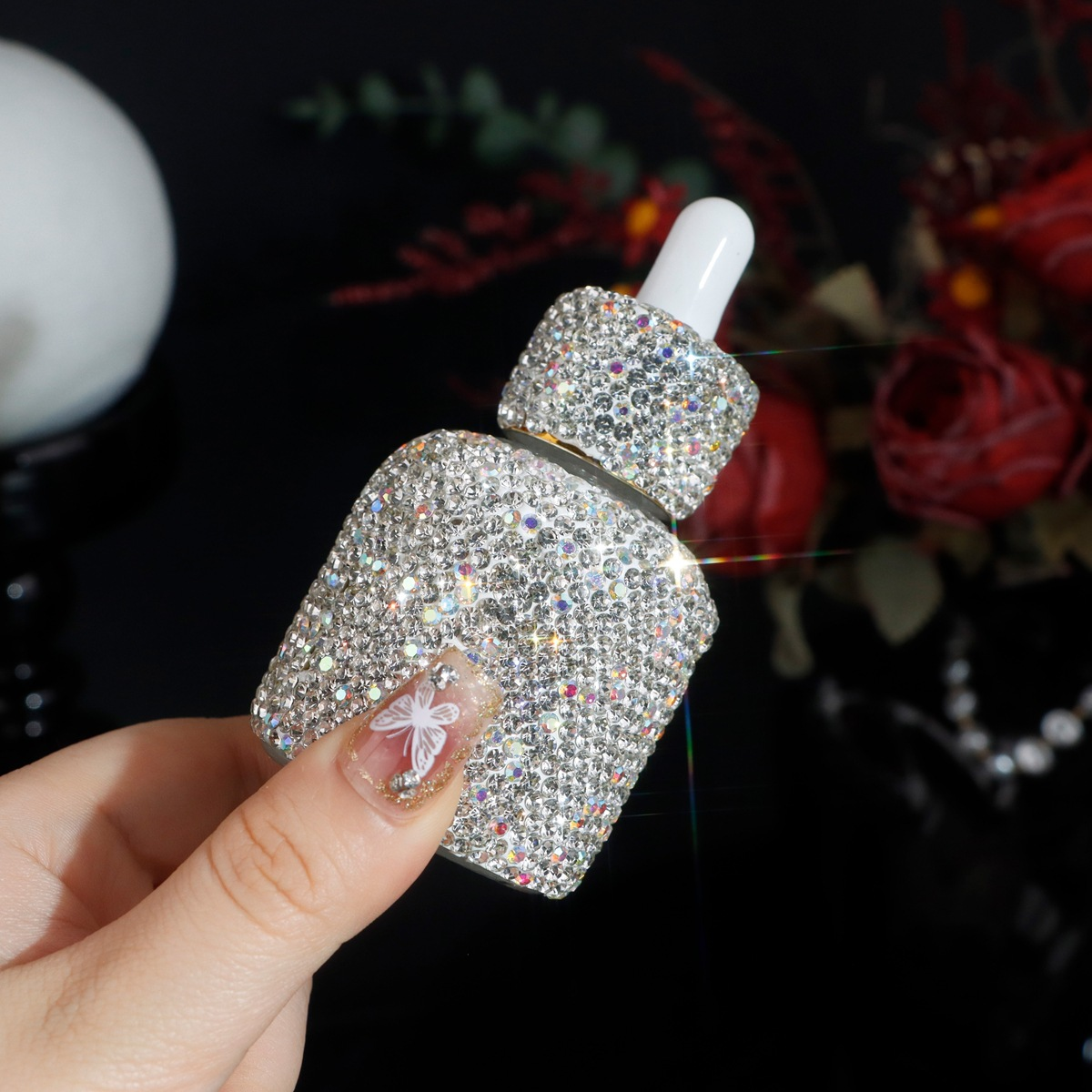 Bling rhinestone-inlaid 30ml s - Luxury Skincare Bottles reseña y precio