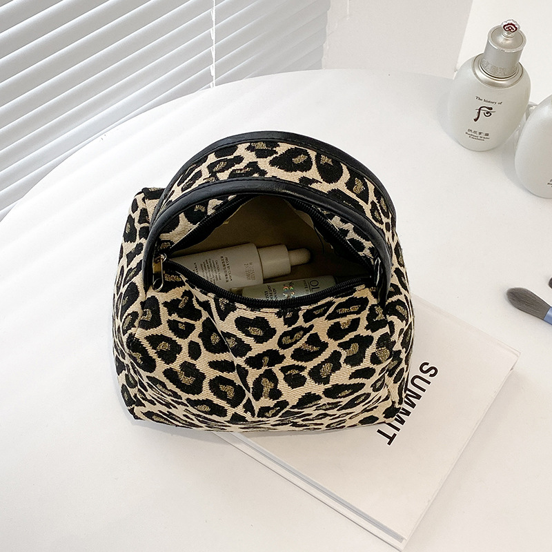 Leopard Makeup Bag Luxury  Lar - Luxury Skincare Makeup reseña y precio