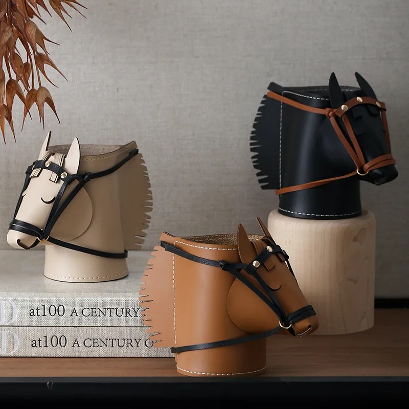 Luxury Leather Horse-head Stor - Luxury Skincare Accessories reseña y precio