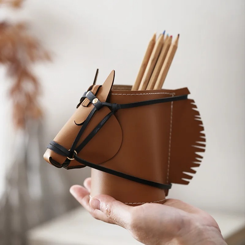 Luxury Leather Horse-head Stor - Luxury Skincare Accessories reseña y precio