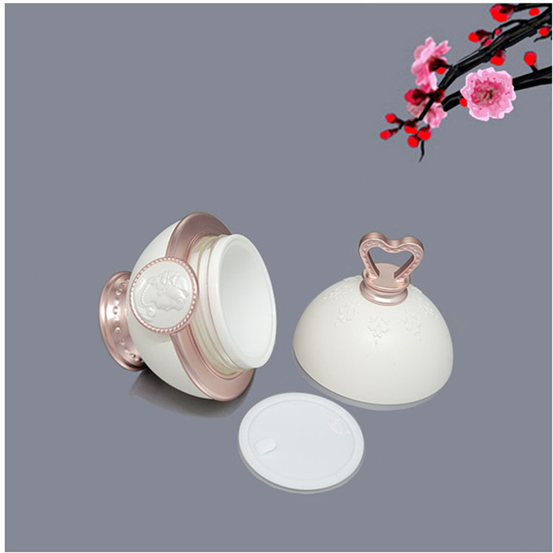 6pcs/pack Gold/White Acrylic E - Luxury Skincare Bottles reseña y precio