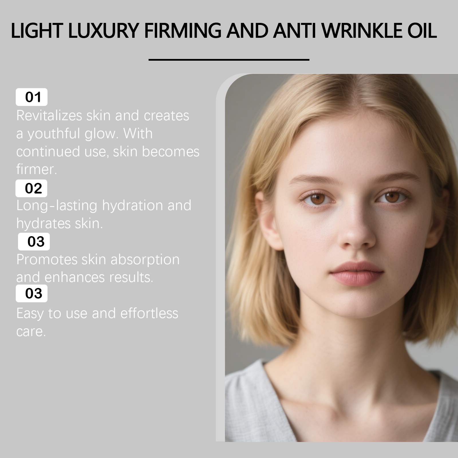 Firming Facial Care Oil Liftin - Luxury Skincare Makeup reseña y precio