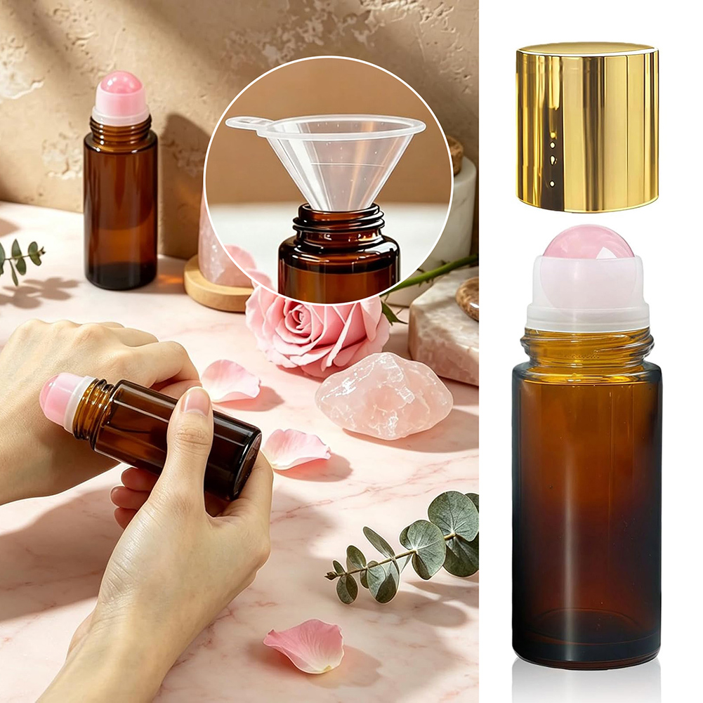 UV Protection Glass Containers - Luxury Skincare Bottles reseña y precio